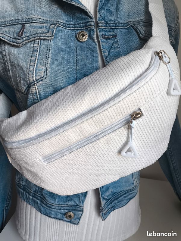Sac banane blanc (image 1)