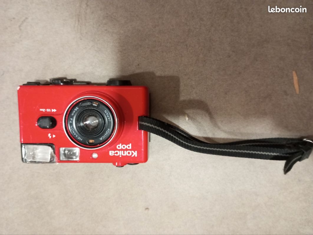 Appareil Photo Compact Konica Pop - Objectif Hexanon 36mm, 35mm, Testé, Années 80