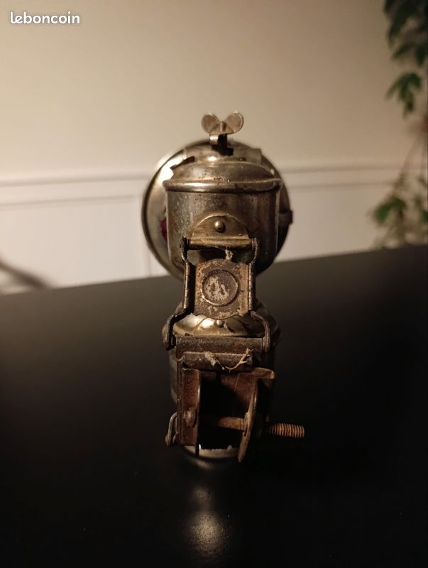 PHARE BESNARD PARIS Lanterne Acetylene Les Vestales 1900 Automobile