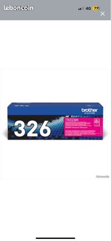 Cartouche d’encre brother TN-326M (image 1)