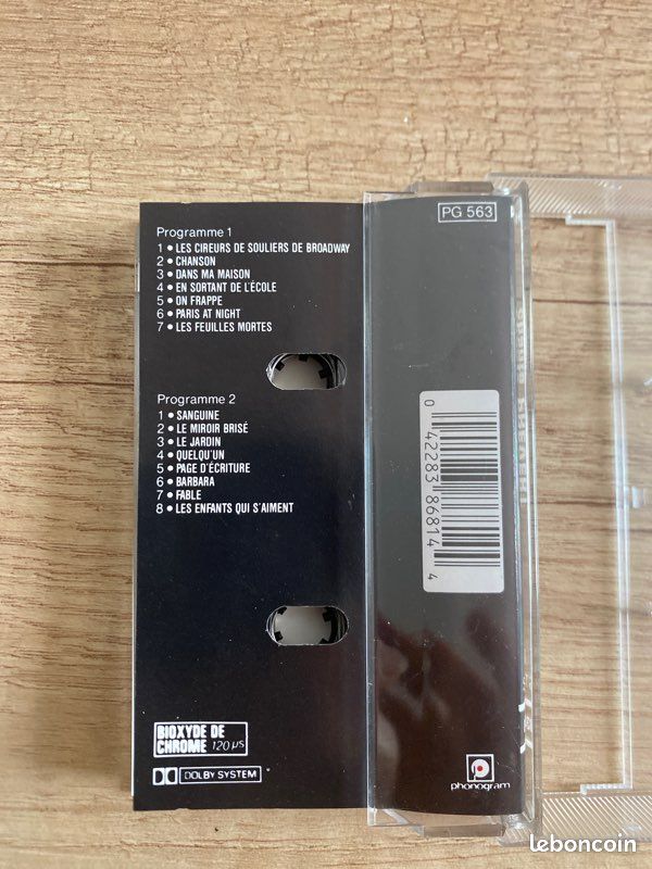 Cassette audio Yves Montand/ Prevert (image 3)