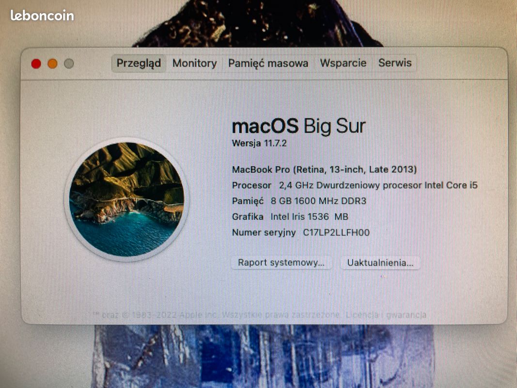 MacBook Pro Retina 2013 parfait pour réparation pièces (image 4)