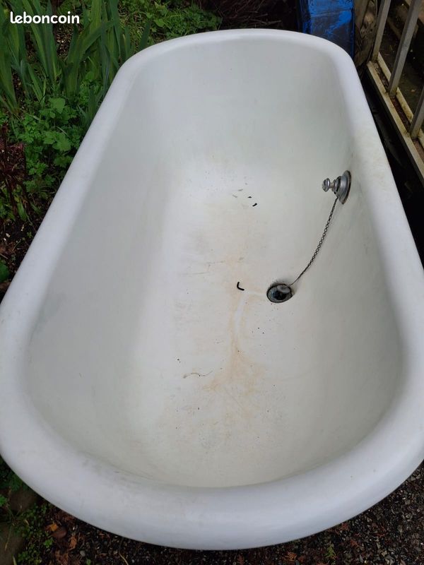 4 Pieds De Baignoire En Fonte Chromée - Style Griffe, Argent Poli, Pattes Chromées