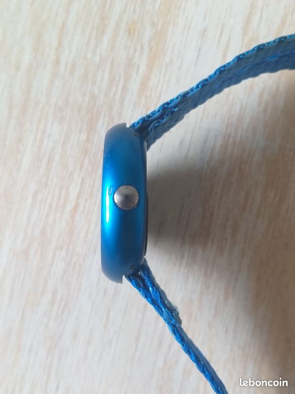 Vintage 80s - Montre collector Flik Flak (Swatch) bleue (image 5)