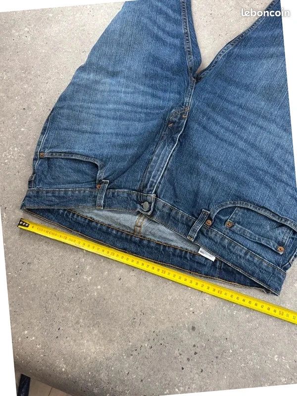 Jean levi’s bleu coupe droite baggy homme style vintage w38l30 (fr48) 559 (image 9)