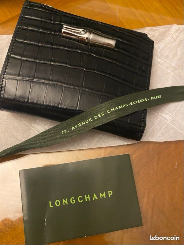Portefeuille Longchamp noir (image 5)