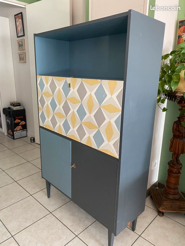 Meuble bureau années 70 (image 1)