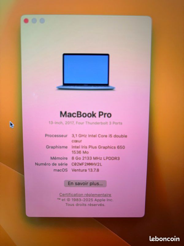 MacBook Pro touchbar 2017 (image 4)