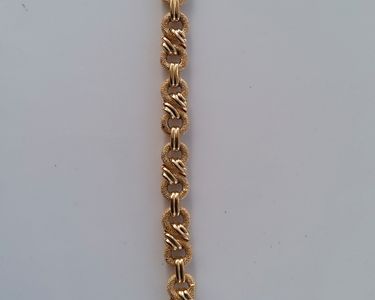 Bracelet Plaqué Or 18 Carats Ted Lapidus – Neuf Sans Boîte, Style éternité
