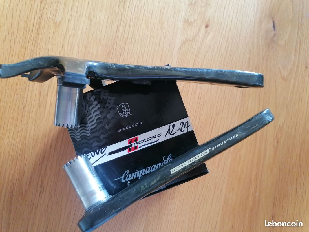 Pédalier Campagnolo Record 11v Carbone/titane - 53/39 172.5mm (occasion)