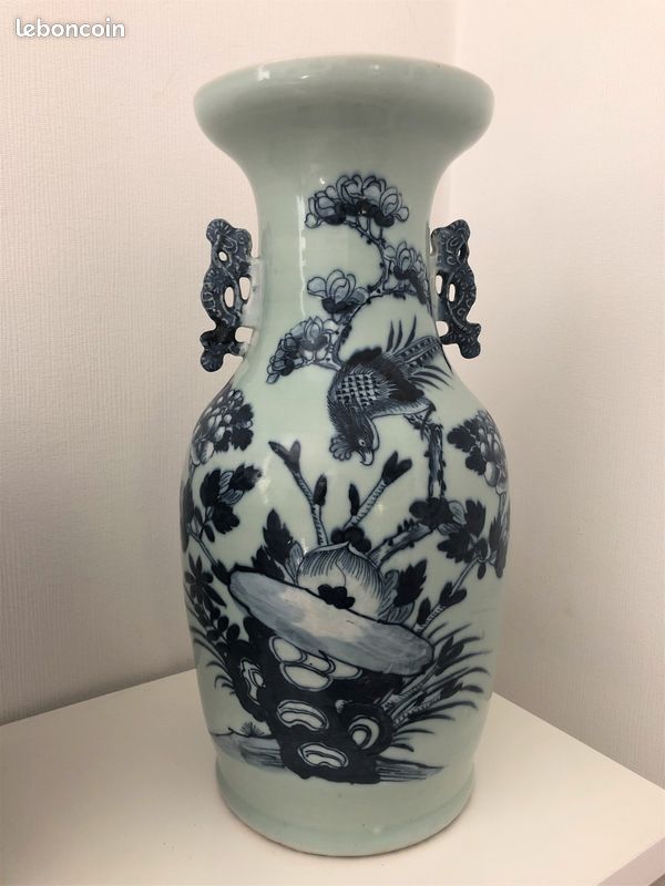 Vase de Chine en porcelaine, début XXème siècle, excellent état (image 2)