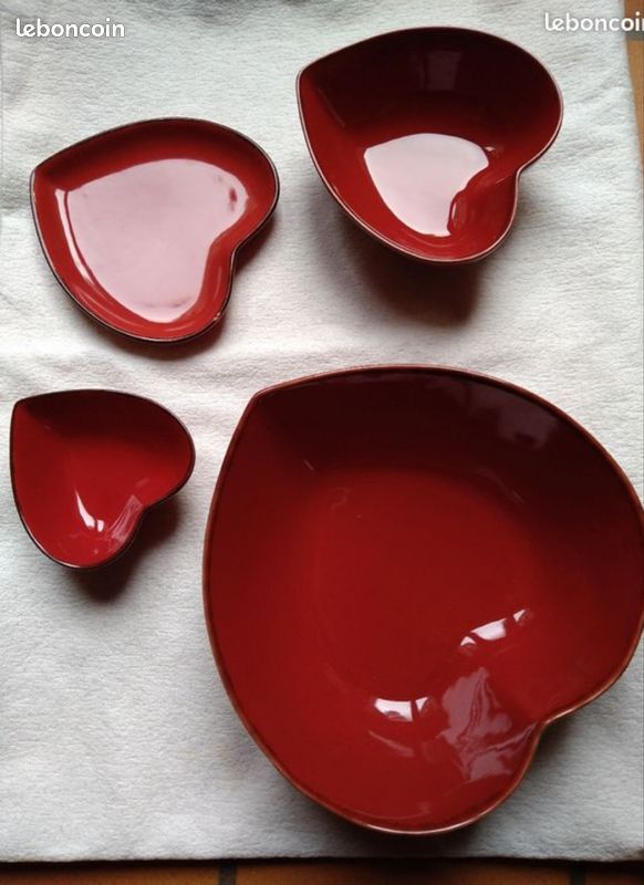 Petite Assiette En Forme De Cœur - Parfois Ce Sont Les[u2194