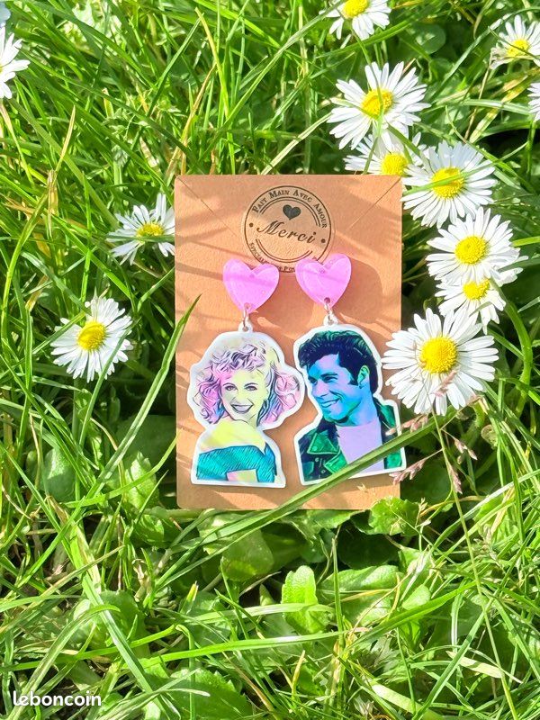 Boucles d’oreilles Grease (image 4)