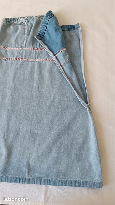 Robe jean d'été sans bretelles (image 7)