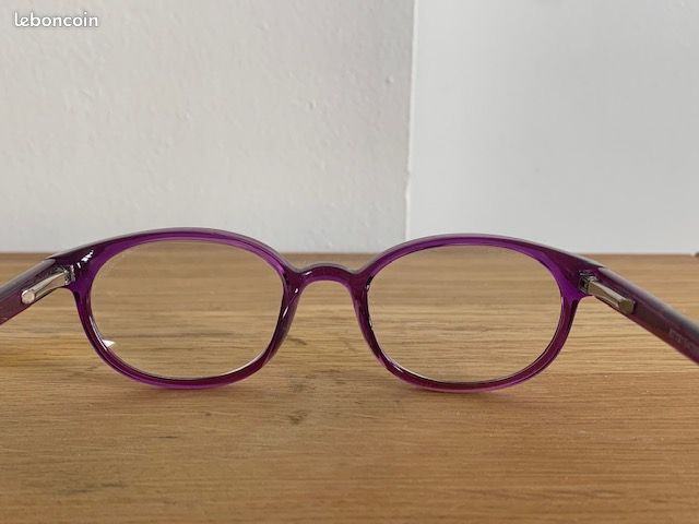 Lunettes Vintage Flair EYEQ 838 Argent Violet Sans Monture - Allemagne, Unisexe