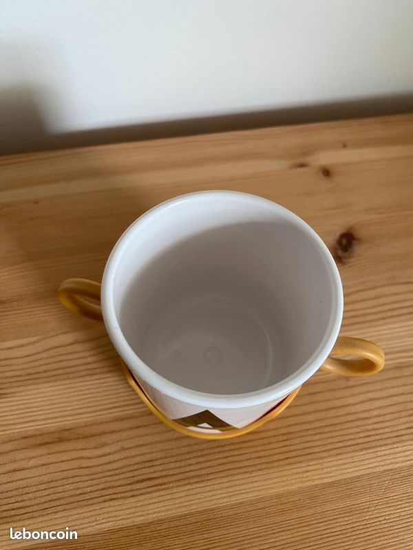 Poignée Pour Tasse Apprentissage Bébé Design Letters - Eco Cup Danoise Anti-Chute Et Lave-Vaisselle
