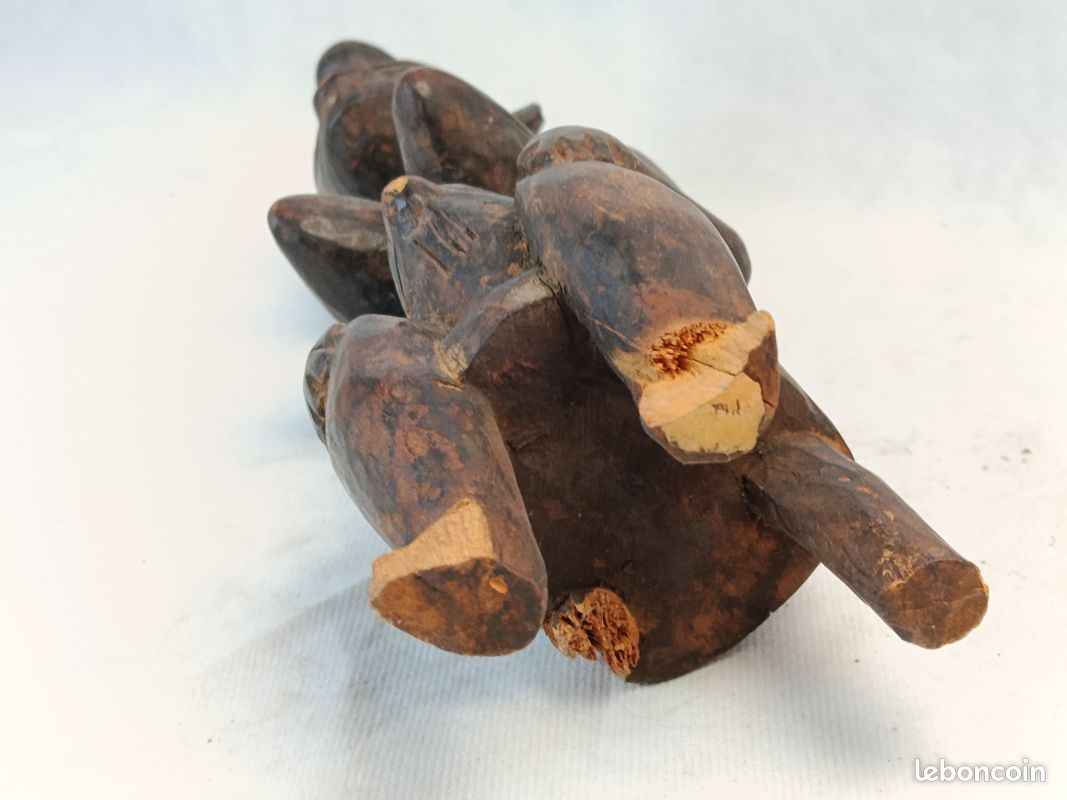 Statuette Sénoufo en bois – Sculpture africaine traditionnelle – 33 cm (image 9)