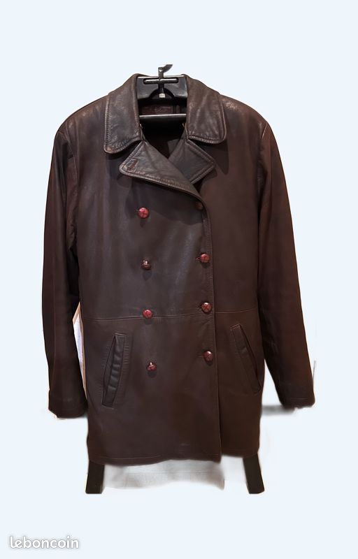Veste en cuir Naf Naf (image 1)