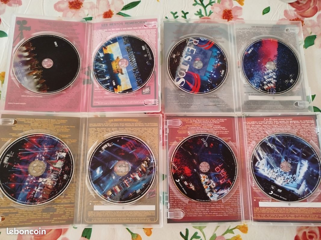 Lot de DVD musicaux spectacles des restos du coeur (image 4)