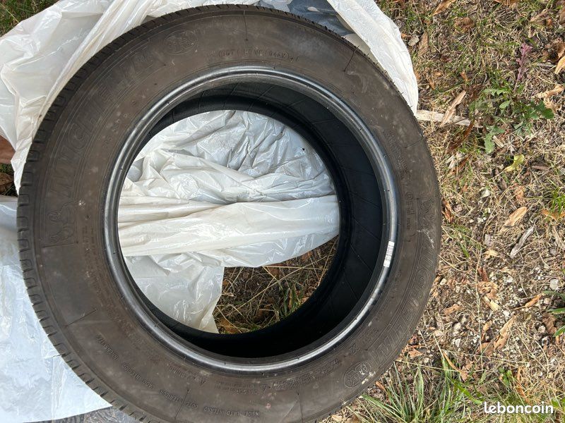 Paire de pneus Michelin 205/55 R16 91V - Très bon état (image 1)