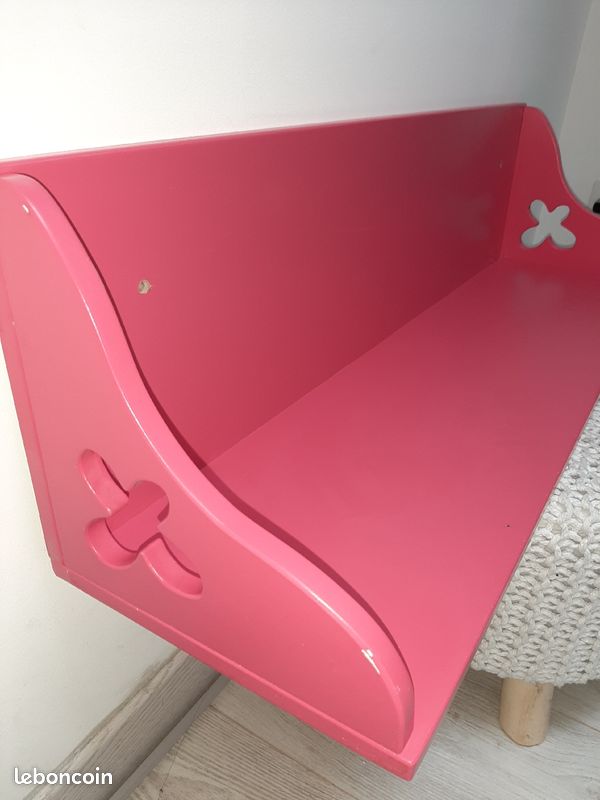 Étagère rose fille vertbaudet 90cm (image 2)
