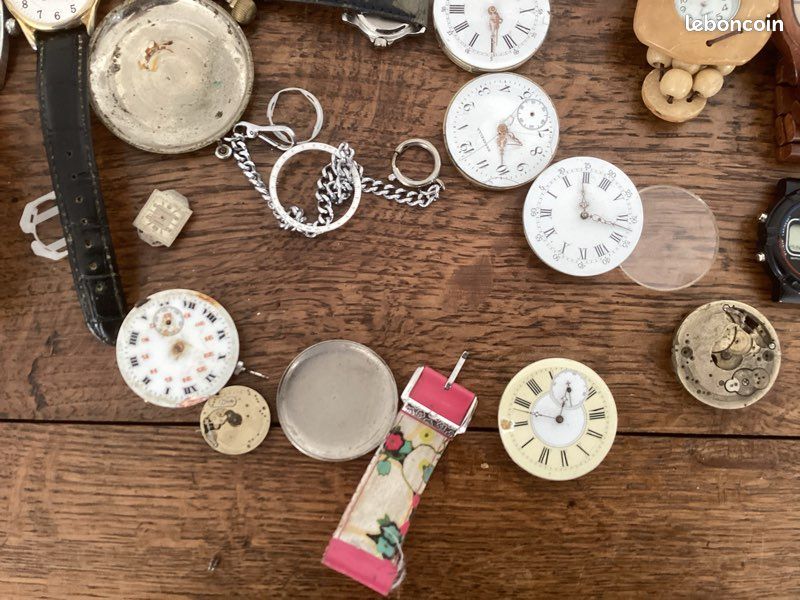 Lot de montres et mouvements mécaniques pour pièces