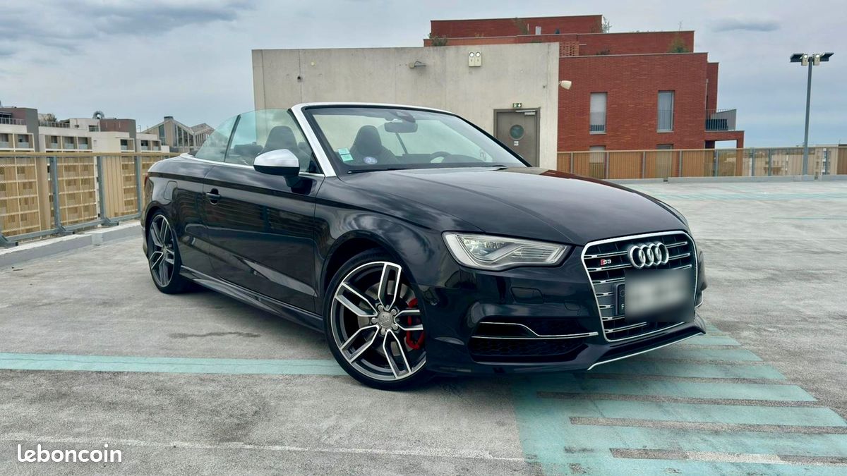 Oxford Diecast Audi S3 Cabriolet Noir – Modèle Réduit 1:76, Neuf Sous Boîte
