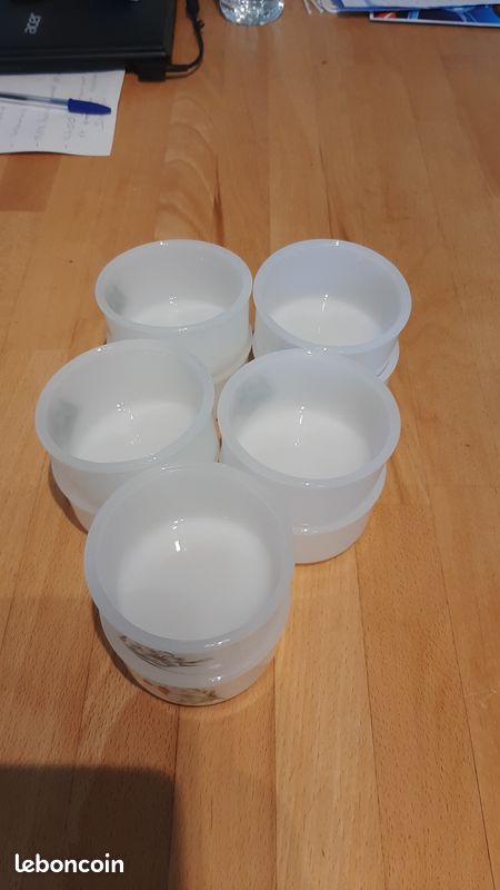 Lot de 10 ramequins Arcopal marguerite vintage (image 2)