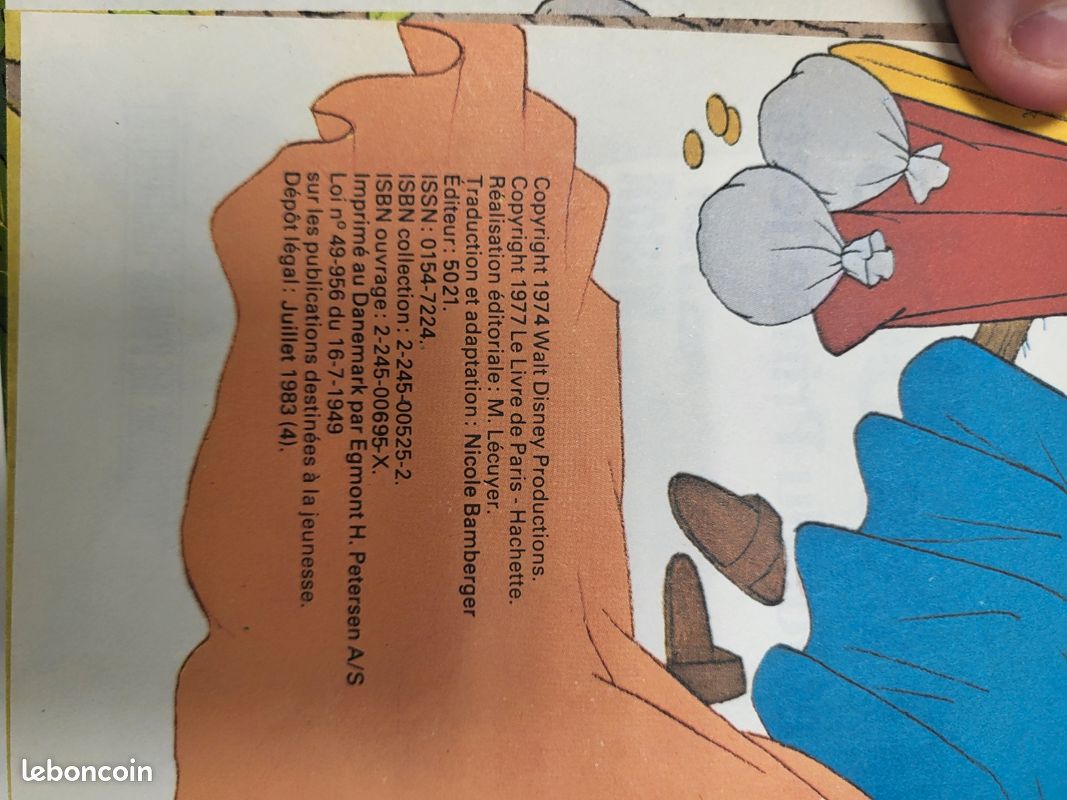Lot de bande dessinée Walt Disney année 70 (image 8)
