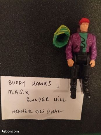 Figurine Mask / Buddy Hawks Casque Court Kenner 1985 - Occasion, Collection Jouet Vintage