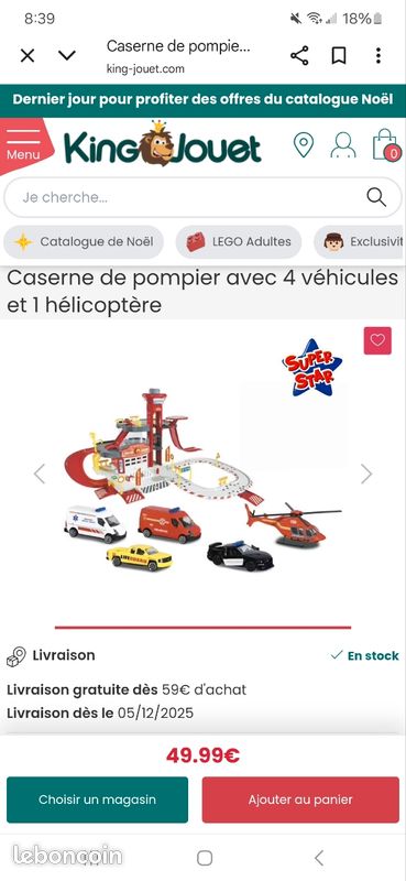 Caserne de pompiers hélicoptère 1218