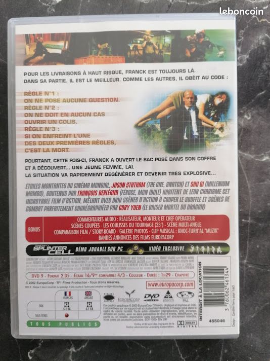 DVD Le transporteur (image 2)