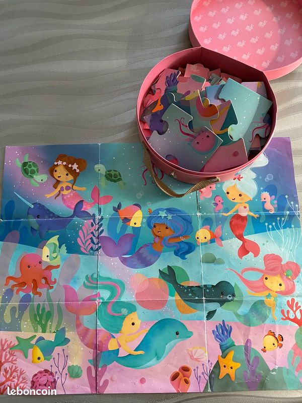 Puzzle Janod rose 24 pièces (image 2)
