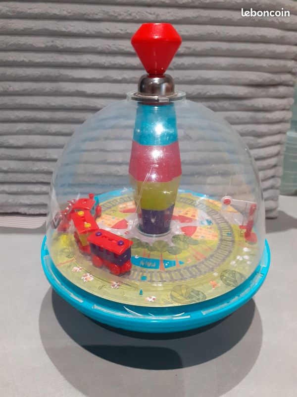 Toupie Mécanique En Métal Janod - Jouet Enfant 3-7 Ans Multicolore