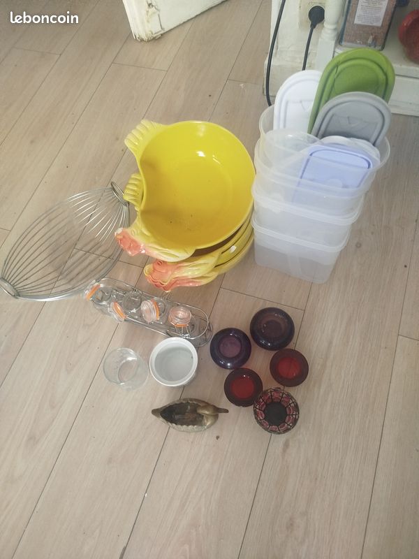 Gros lot vaisselle bougeoirs etc (image 1)