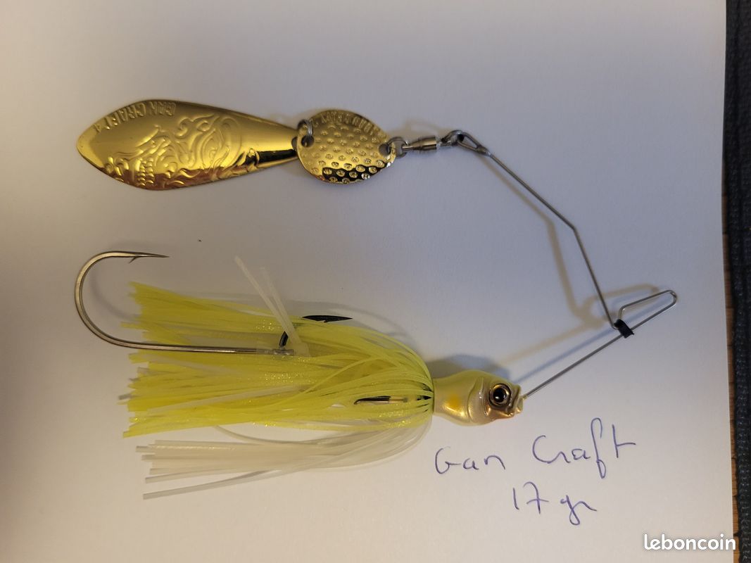 Spinnerbait Gan Craft - Leurre De Pêche Haut De Gamme - Japonais - Neuf