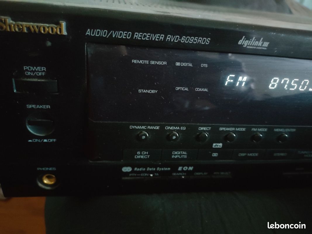 Ampli Home Cinéma Sherwood RD6106R – 40W – Dolby – Occasion – Testé
