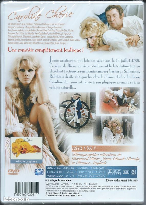 DVD Caroline Chérie Denys de La Patellière NEUF (image 2)