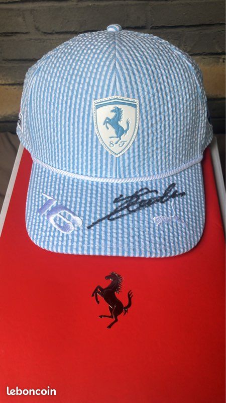 Casquette Charles Leclerc édition spéciale Monaco GP 2025