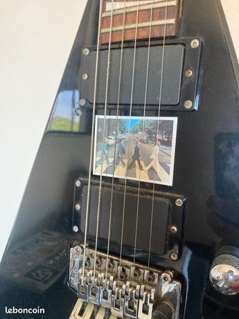 Aimant Guitare Jackson – Forme Randy Rhoads, Bois, Léger Et Magnétique