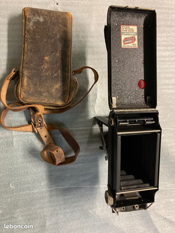 1900/1920 appareilphoto a souffletGITZO françe ,SA SACOCHE EN