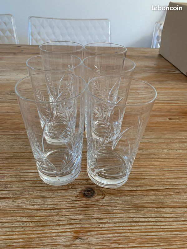 Verres en cristal J.G DURAND (image 1)