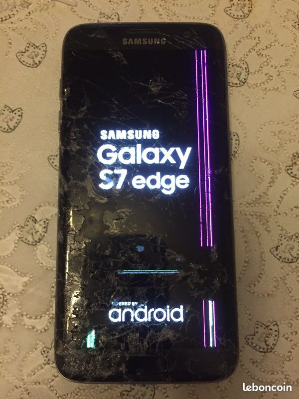 Samsung GALAXY S7 EDGE noire (image 1)