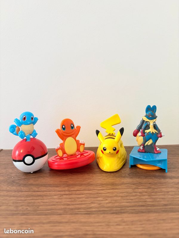 Lot 4 figurines Pokémon McDonald's Japon - Happy Set 2025 - Complet (image 1)