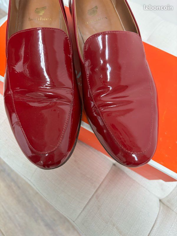 Mocassins vernis rouge bobbies (image 3)