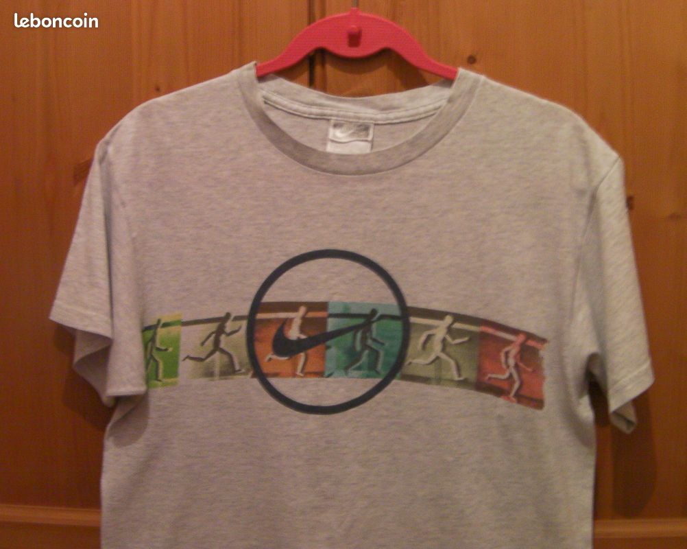Tee-shirt gris marque NIKE - Taille 40 (image 2)