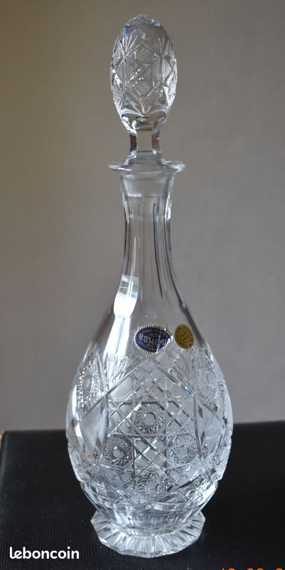 Carafe en cristal, ancienne, état neuf (image 1)
