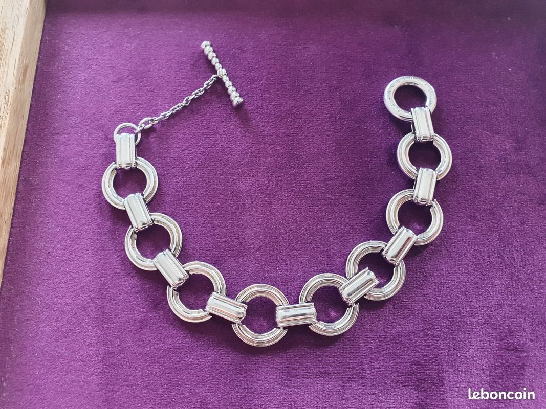 Bracelet Breloque Agatha En Argent Massif 925 - Occasion, état à Vérifier