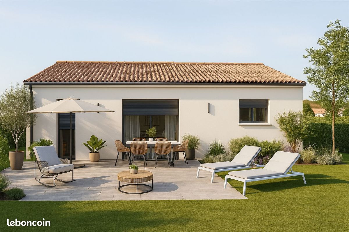 Maison de 76.45 m² sur un terrain de 300 m² à BOUHET en CHARENTE-MARITIME (17) (image 2)