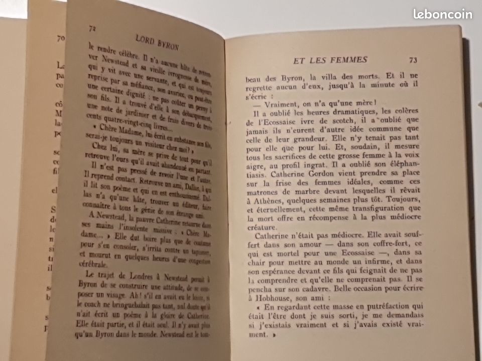 LES AMOURS CELEBRES 15 lord byron et les femmes PIERRE HUMBOURG 1959 (image 3)